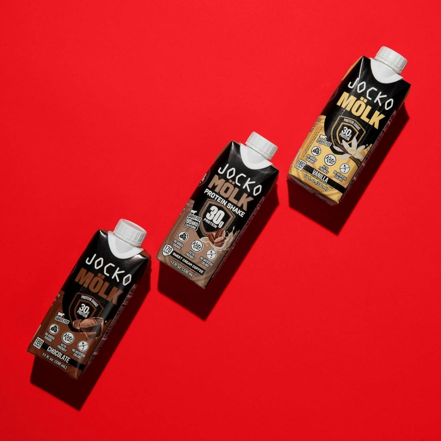 Jocko-Fuel Protein Shake 2 Box with 4 Bottle