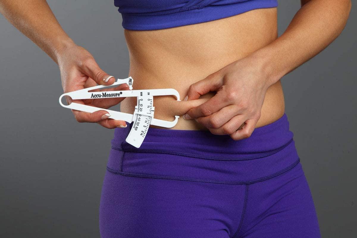 AccuMeasure Fitness 3000 Personal Body Fat Tester Caliper w/ Chart