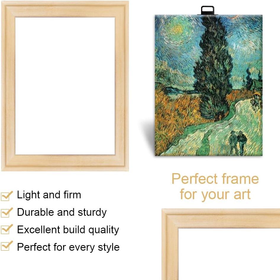 YCDC Solid Wood Canvas Frame, Premium Pine Wood Strips Bar Set, for Oil  Paintings Poster Prints, DIY Arts Accessory Materials Supply, 16x20 Inch  16x20/40.6x50.8cm
