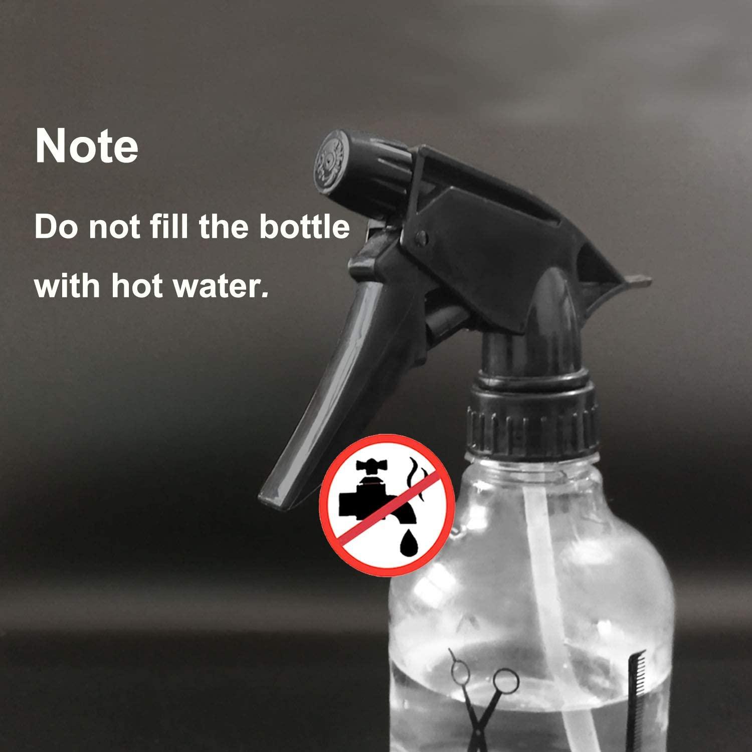 Mister Spray Bottle, 250ml Adjustable Spray Storage Container for Hair