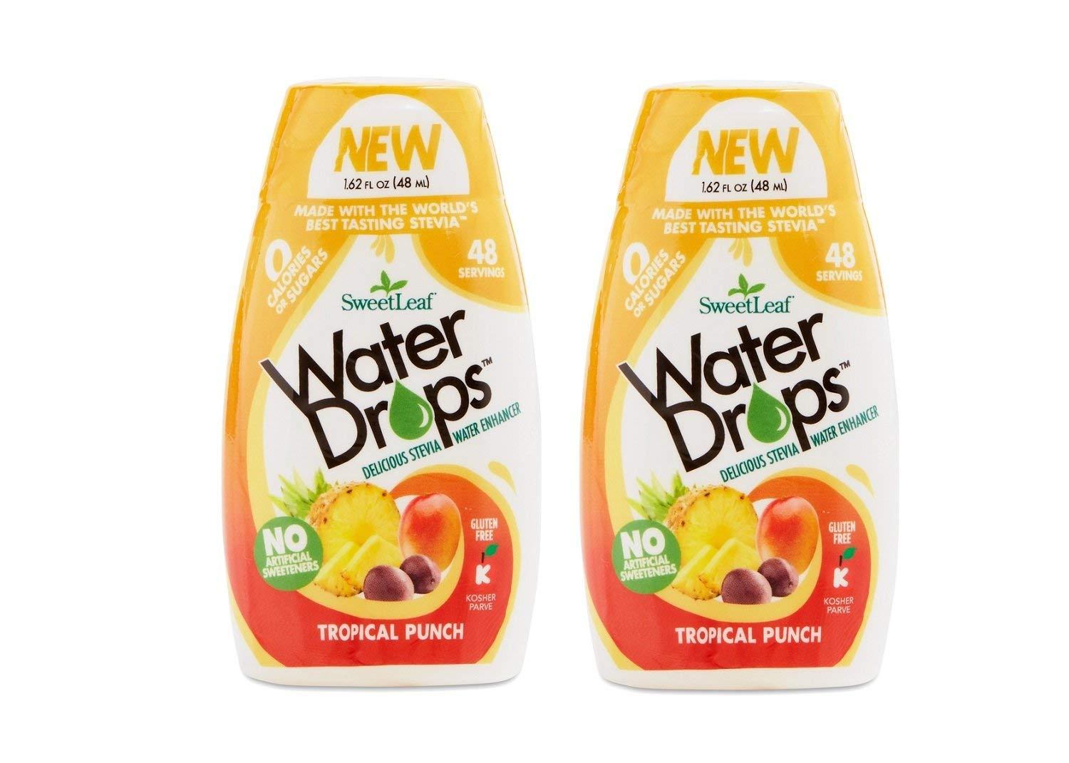 Sweetleaf Water Drops 1.62 fl.oz Tropical (2 Pack)
