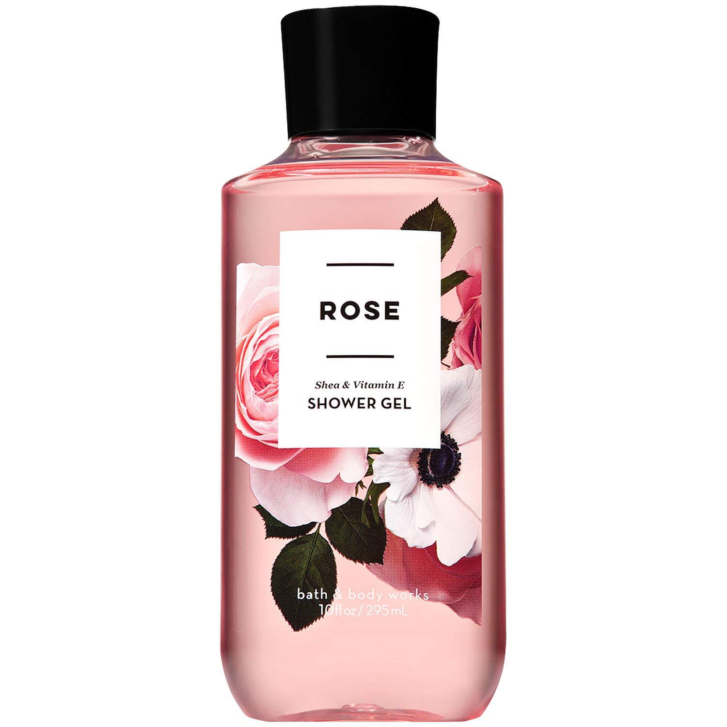 Bath and Body Works ROSE Shea and Vitamin E Shower Gel 10 Fluid Ounce