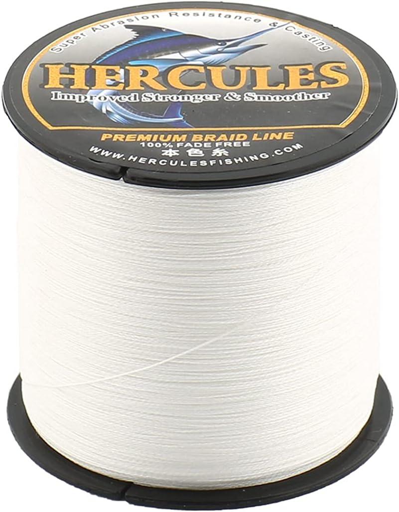 Braided Fishing Line - 4 Strands 6-100LB for Bass Fishing & Ice