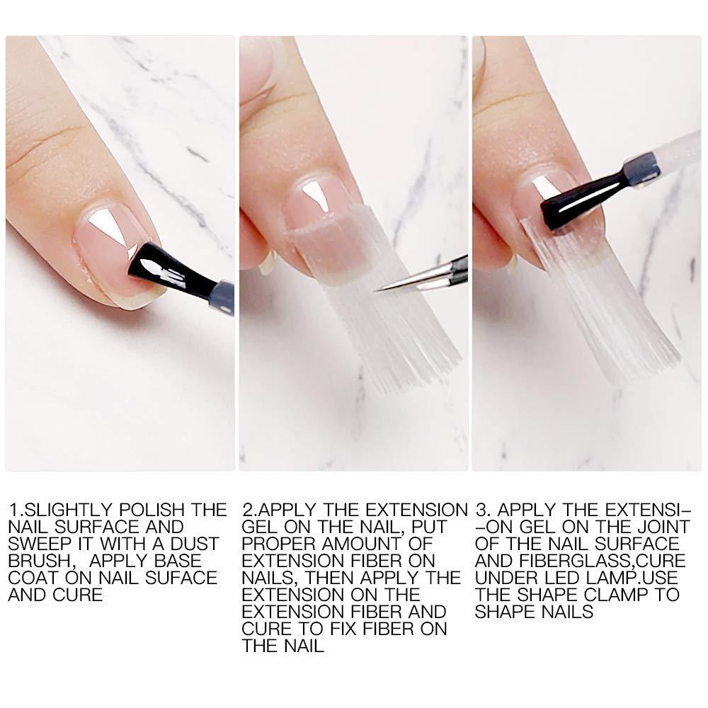 Magical Silk Fiberglass Nail Extension Kit with Building Gel Nail