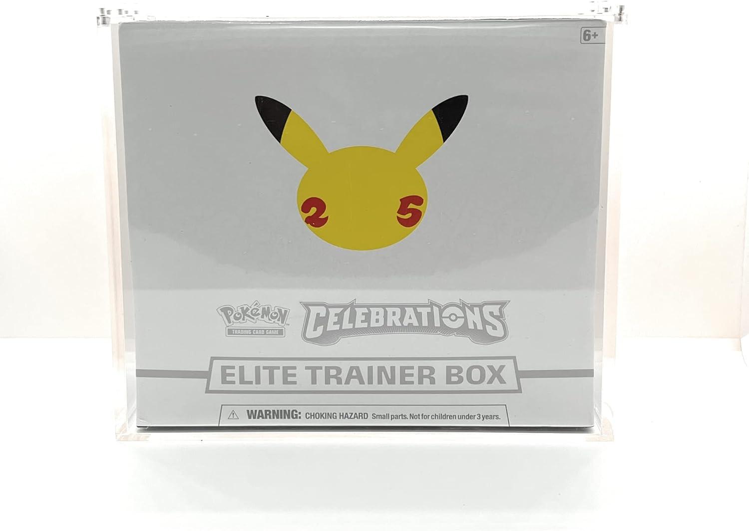 ZOOEYBEAR Premium Acrylic Display Case for Pokemon Elite Trainer Box