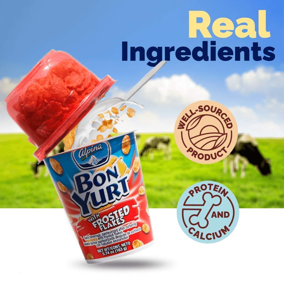 BON YURT ALPINA Frosted Flakes - 12 Pack, 5.7 oz each - Flip Yogurt