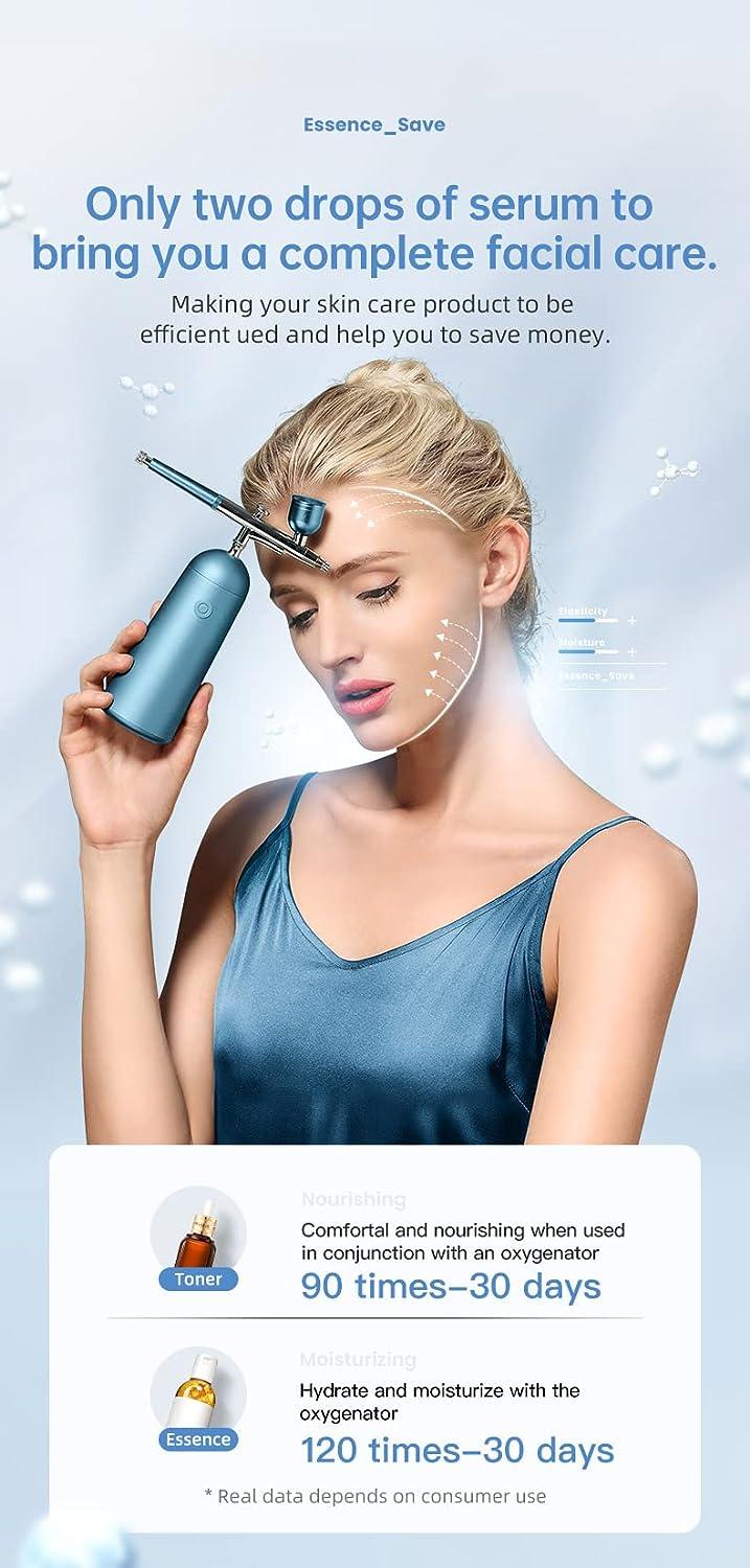 GX Rechargeable Water Shine Skin Boost Airbrush Nano Mist Sprayer