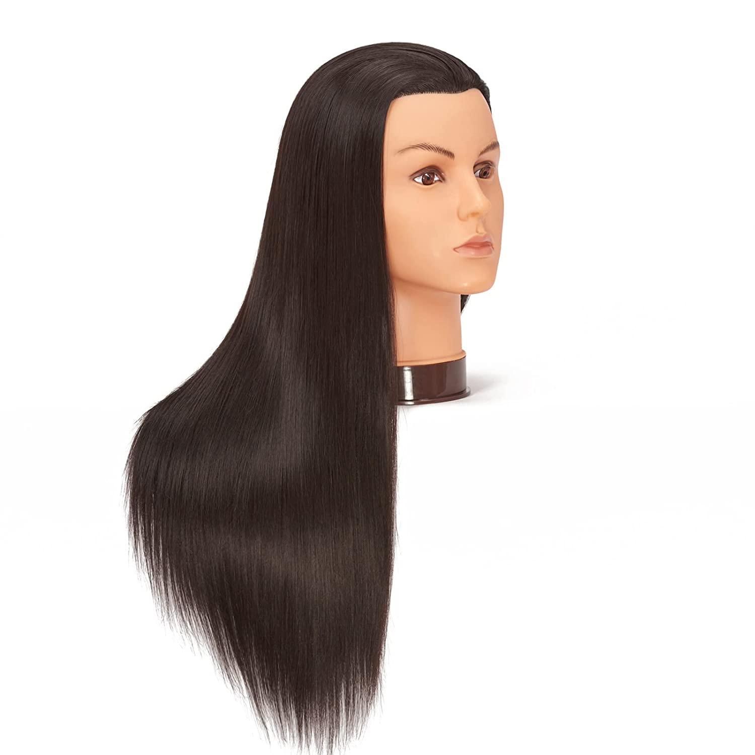  Hairlink 28-30'' Human Hair Mannequin Head With