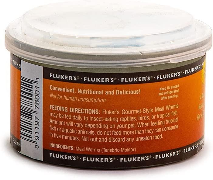 Fluker's Gourmet Canned Food for Reptiles, Fish, Birds and Small