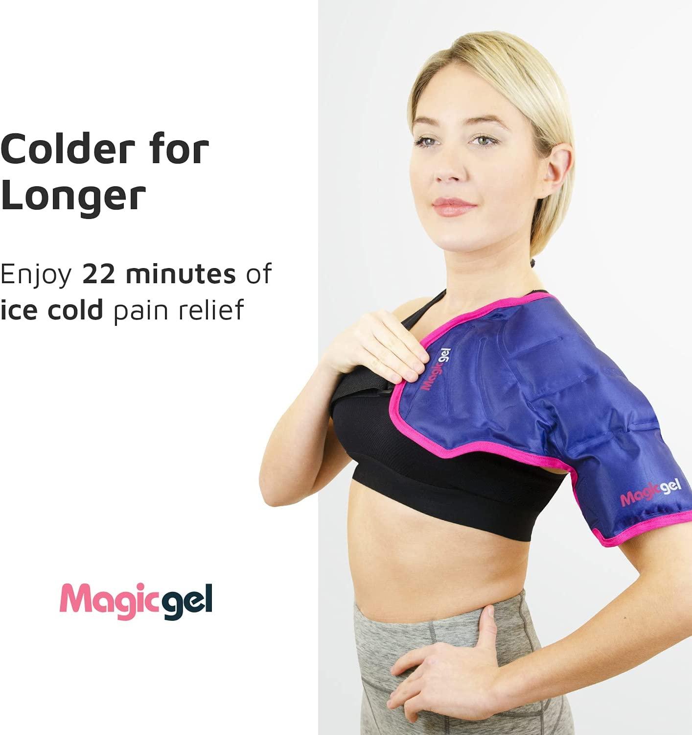 Magic Gel Shoulder Ice Pack Reusable, Flexible and Long Lasting. Ice Pack for Rotator Cuff