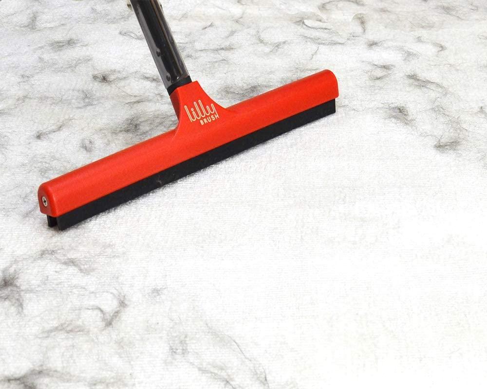 Lilly Brush Mighty Pet Hair Detailer with 52" Steel Handle for removing
