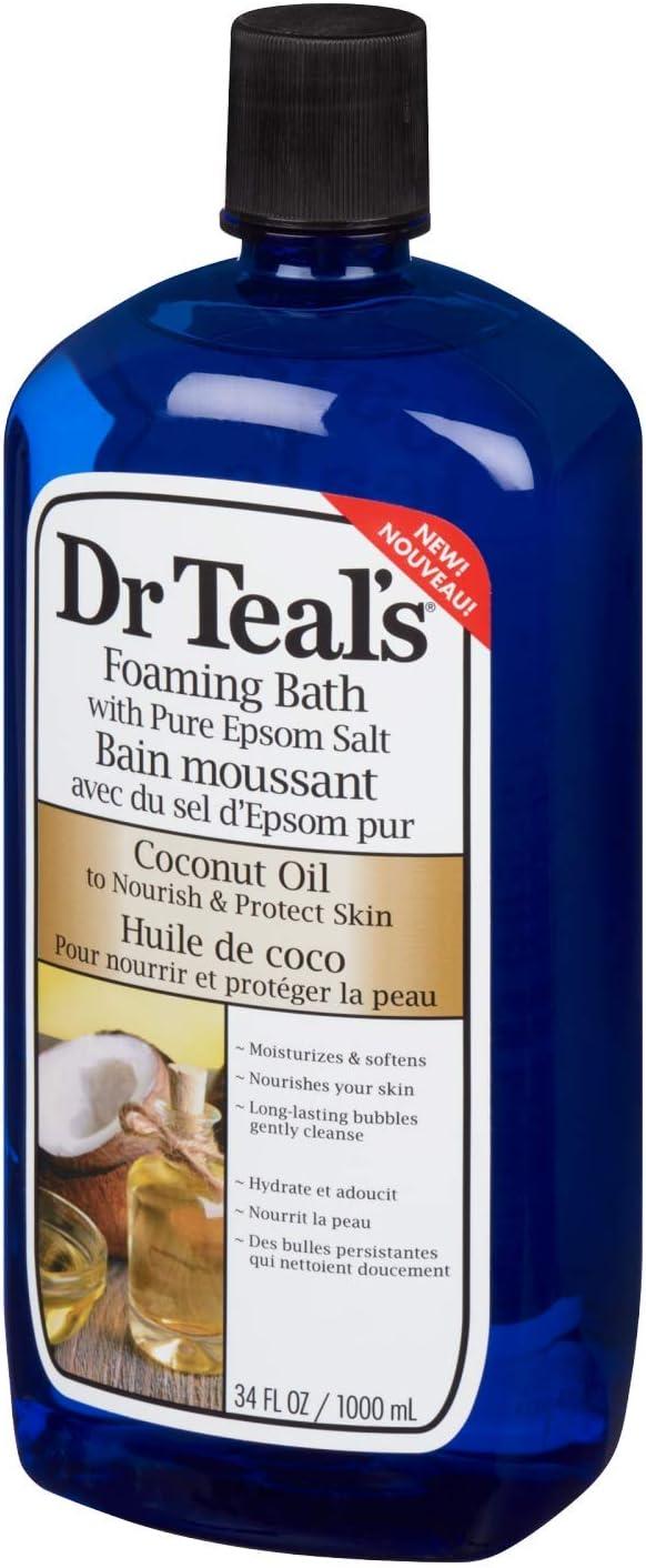 Dr. Teals Coconut Oil Foaming Bath, 34 Ounce