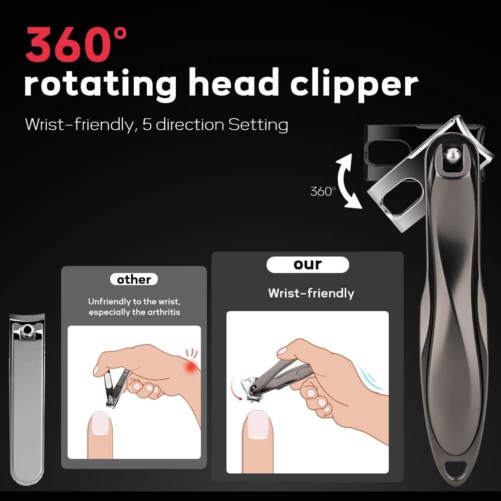Professional Heavy Duty Ingrown Nail Clippers Toe Nail Clippers For Seniors  Thick Nails Pedicure Toenail Cutters For Arthritis Diabetic 1PCS 