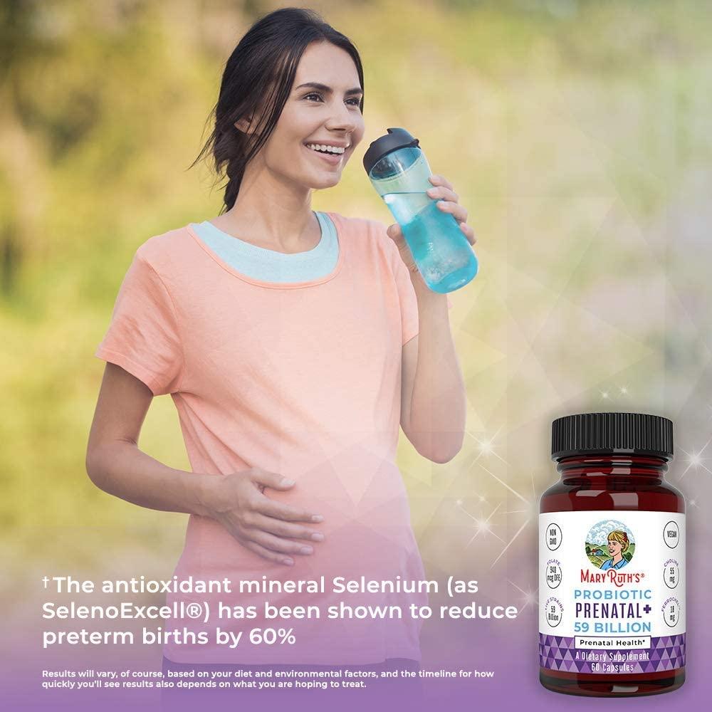 MaryRuth Vegan Prenatal Probiotic 59 Billion CFU Pregnancy