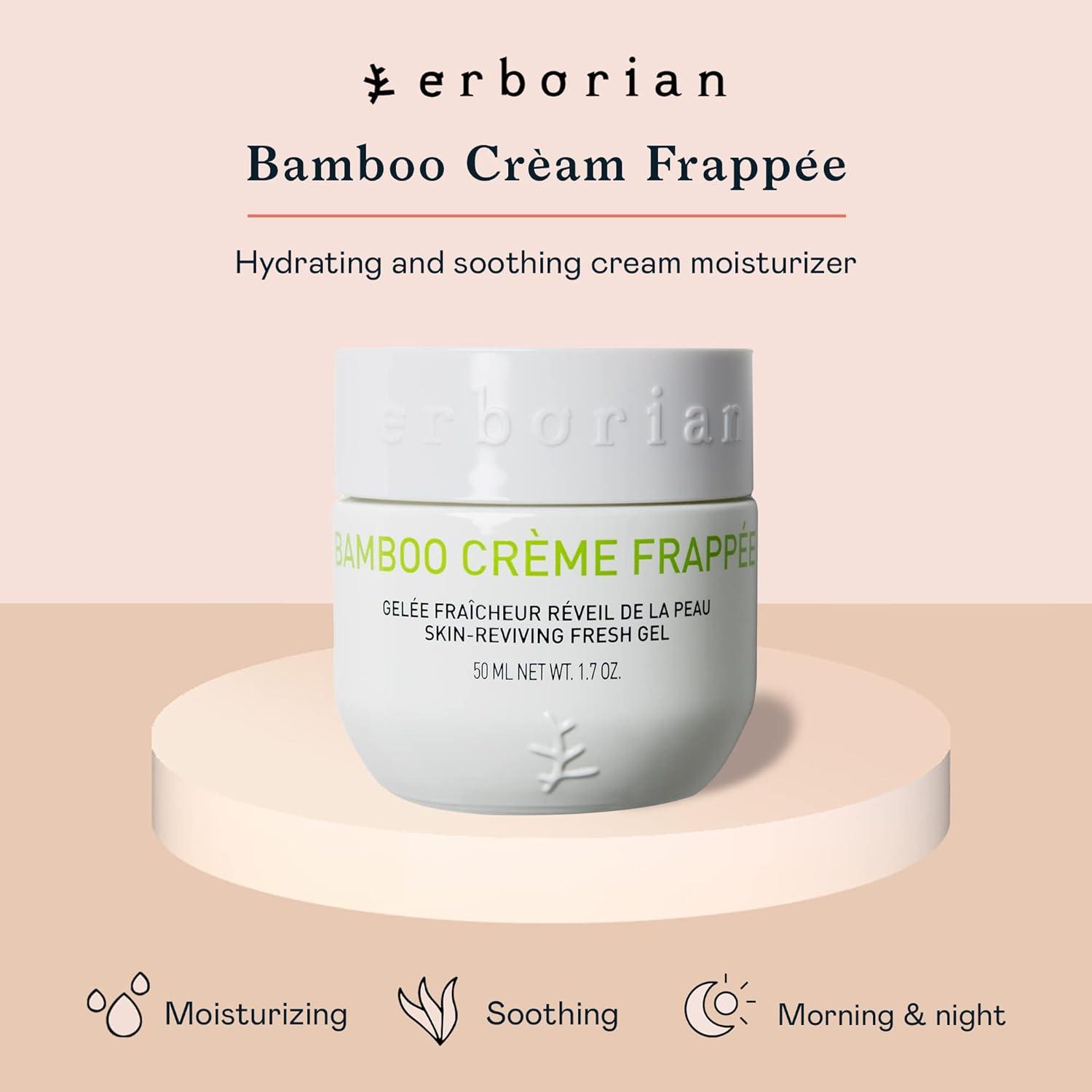 Erborian Bamboo Cr me Frappe Moisturizer Hydrating & Soothing Cream for  Dehydrated Skin | Korean Skincare | 1.7 Oz | Buy Now with Express  International Delivery | GoSupps.com