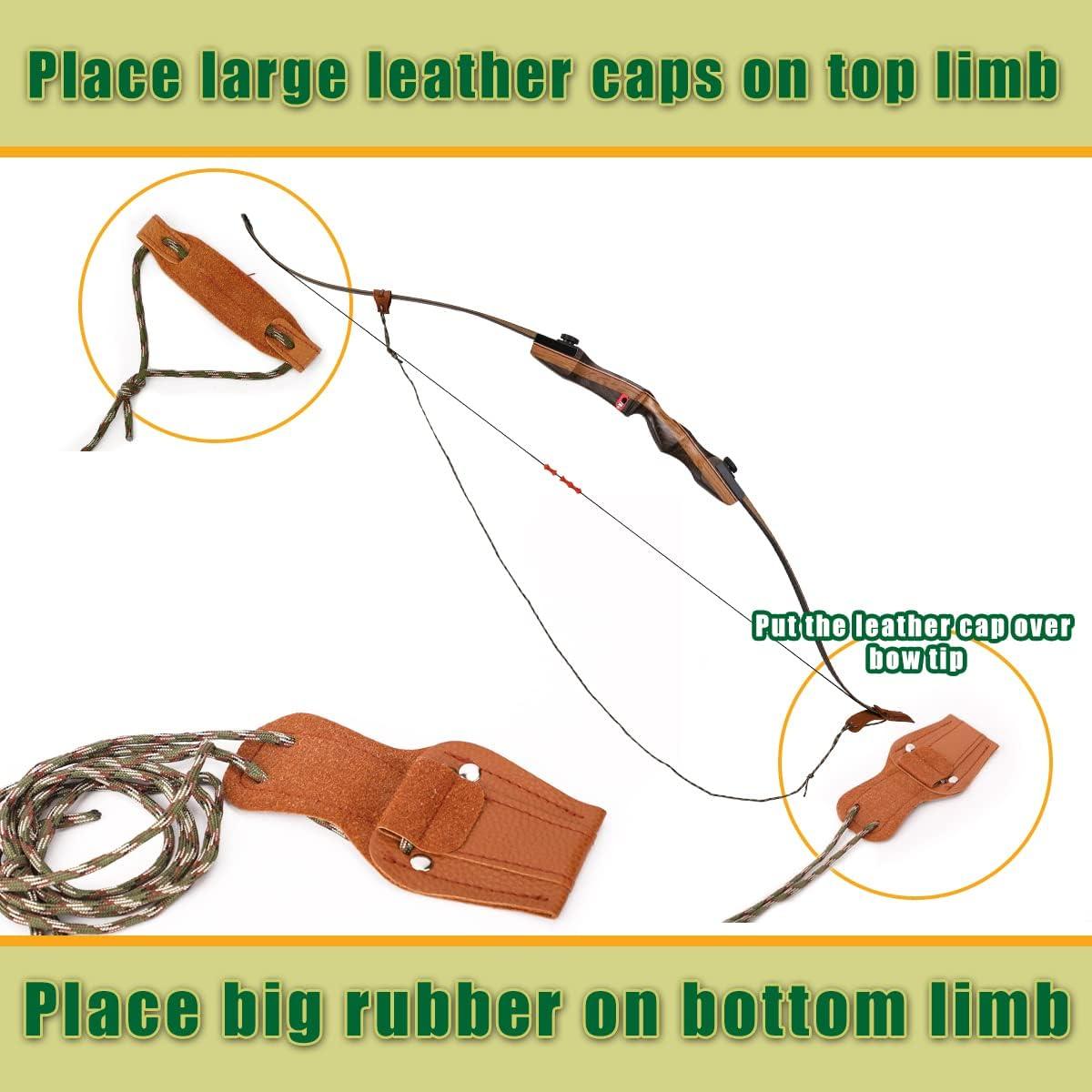 LWANO Archery Recurve Bow Stringer Tool for Recurve Bow and Longbow Accessories(Nylon Rope