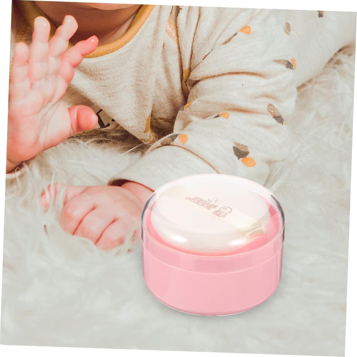 TOYANDONA 2pcs Boxes Body Powder Puff Box Baby Powders Makeup