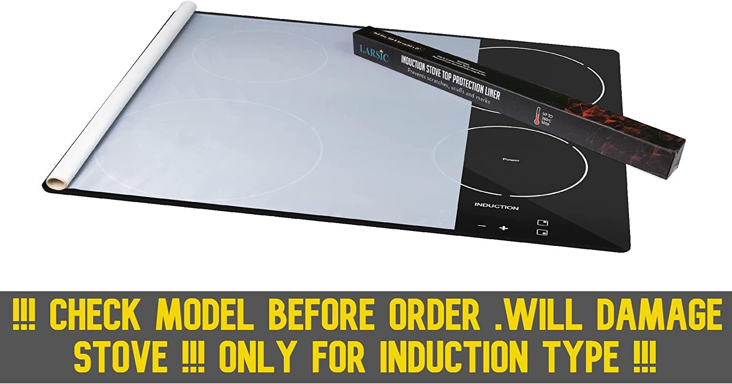 Large Induction Mat Stove Protector Liner Under Induction Pans While