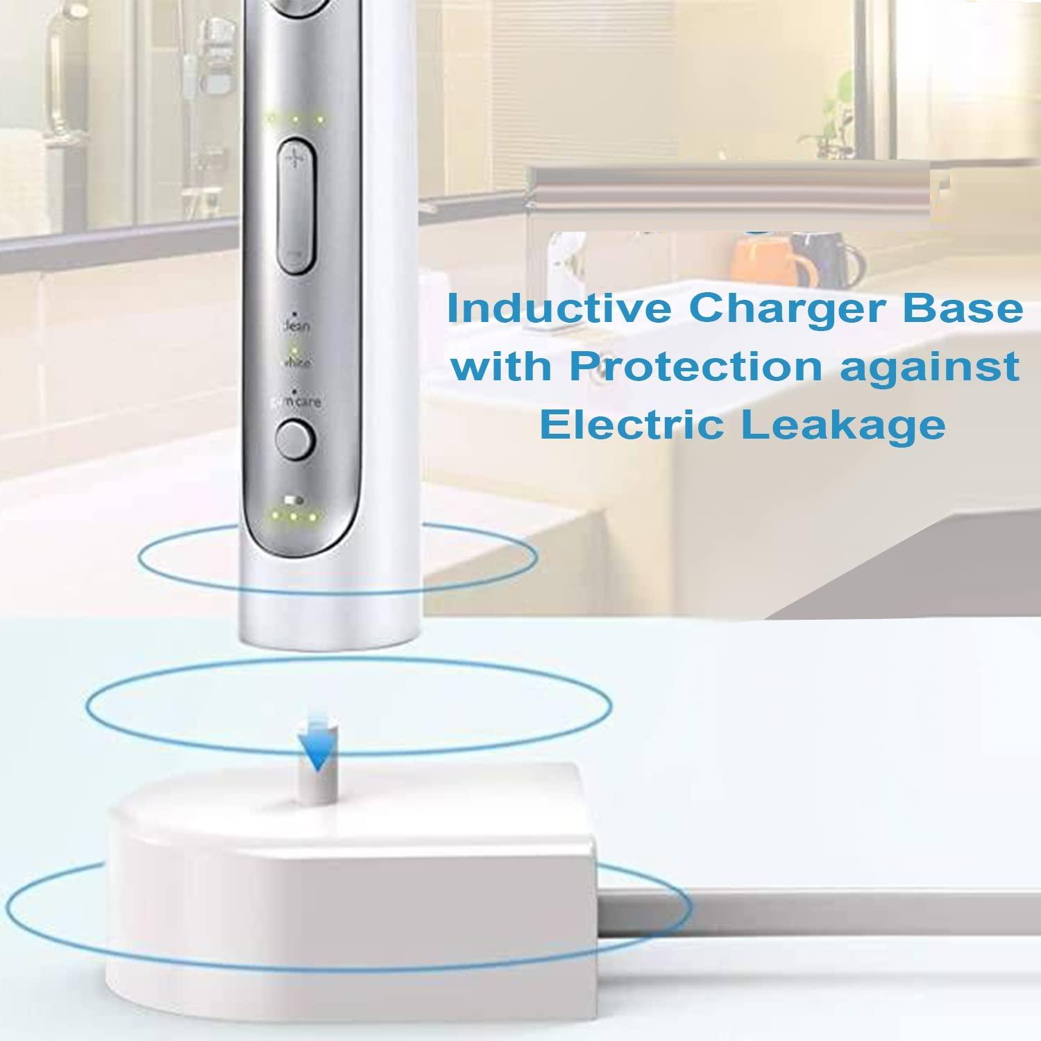 White Charger Base Replacement for Philips Sonicare Electric Toothbrush