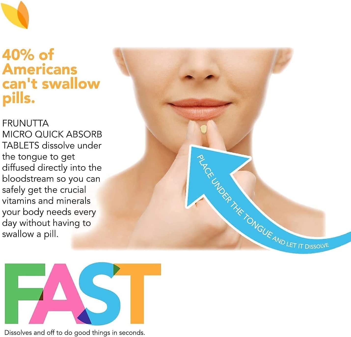 Frunutta Folic Acid Under The Tongue Instant Dissolve Tablets 1000