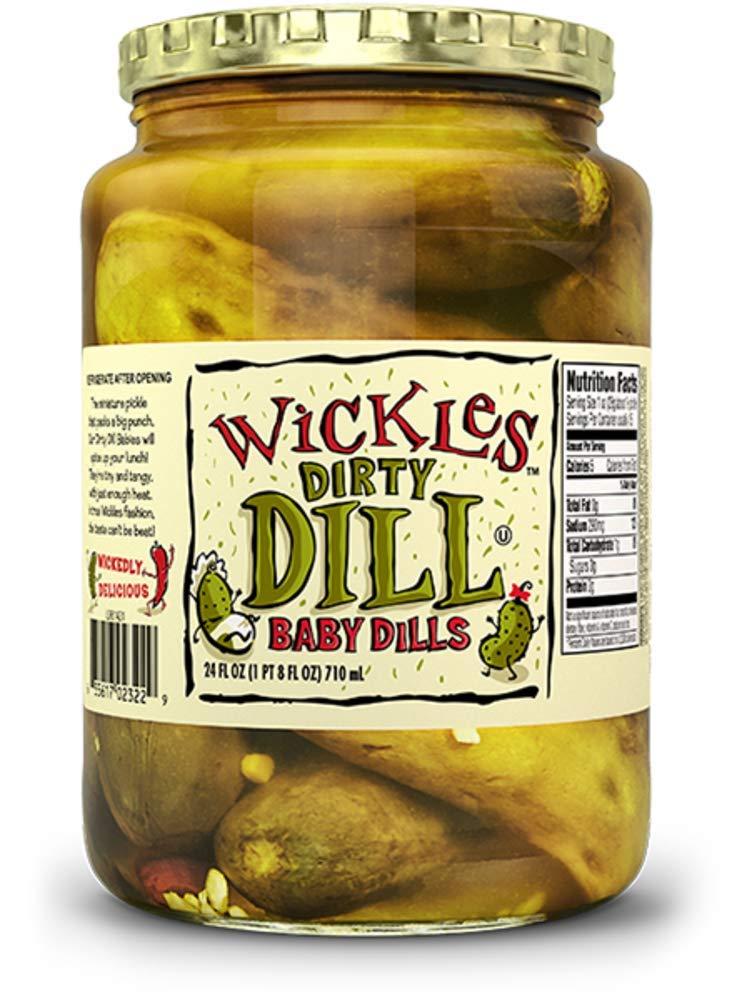 Wickles Dirty Dill Baby Dills, 24 oz (Pack of 1)