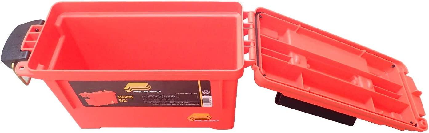 Plano 131252 Dry Storage Emergency Marine Box, Orange