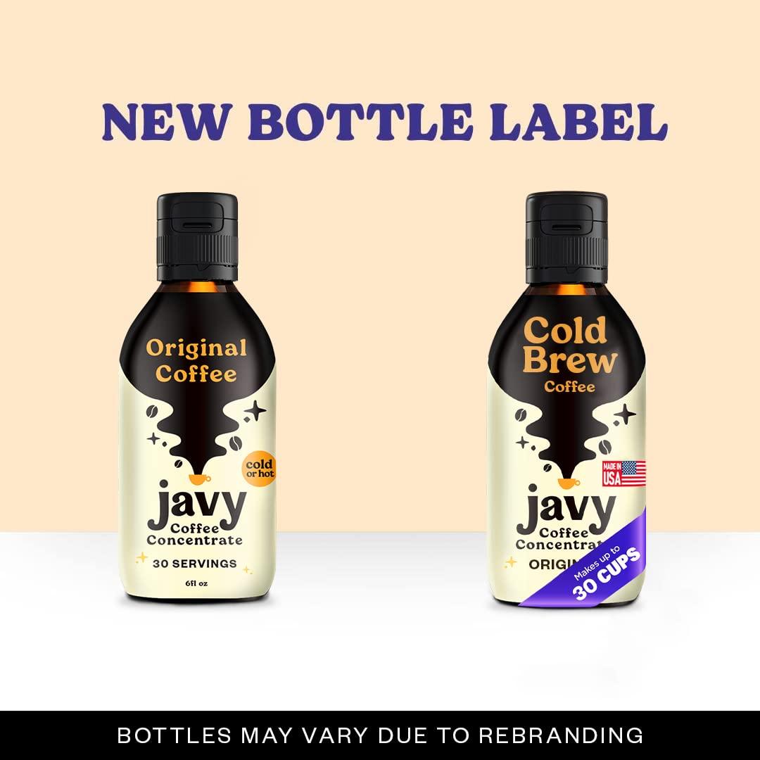Javy Coffee 30X Cold Brew Coffee Concentrate, Perfect for Instant Iced Coffee, Cold Brewed