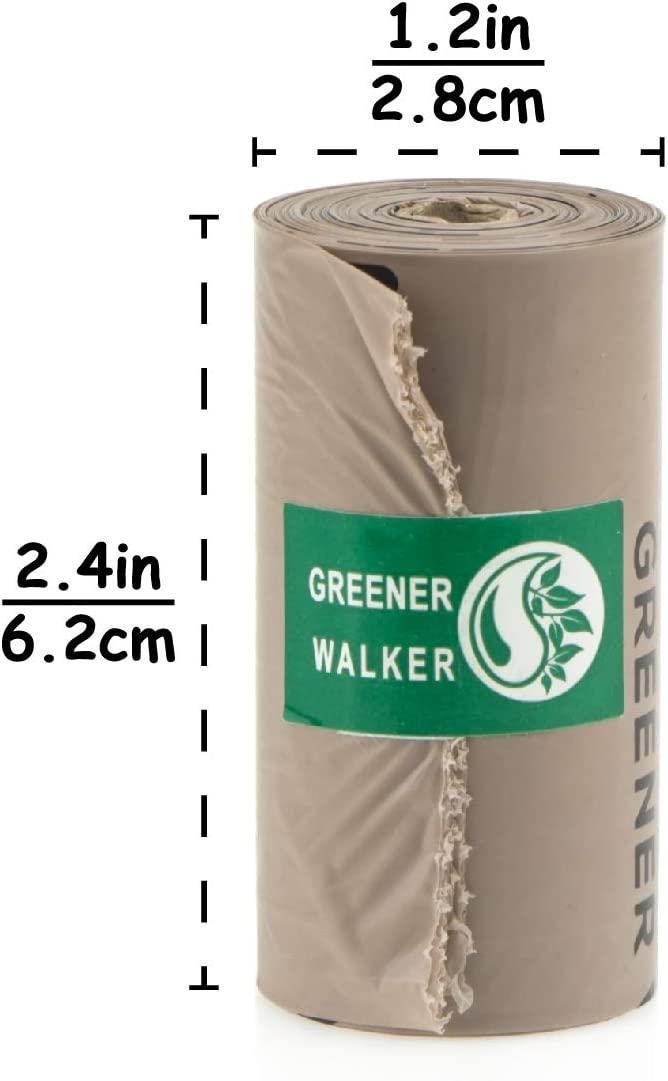 Greener Walker Poop Bags for Dog Waste540 Bags,Extra Thick Strong 100