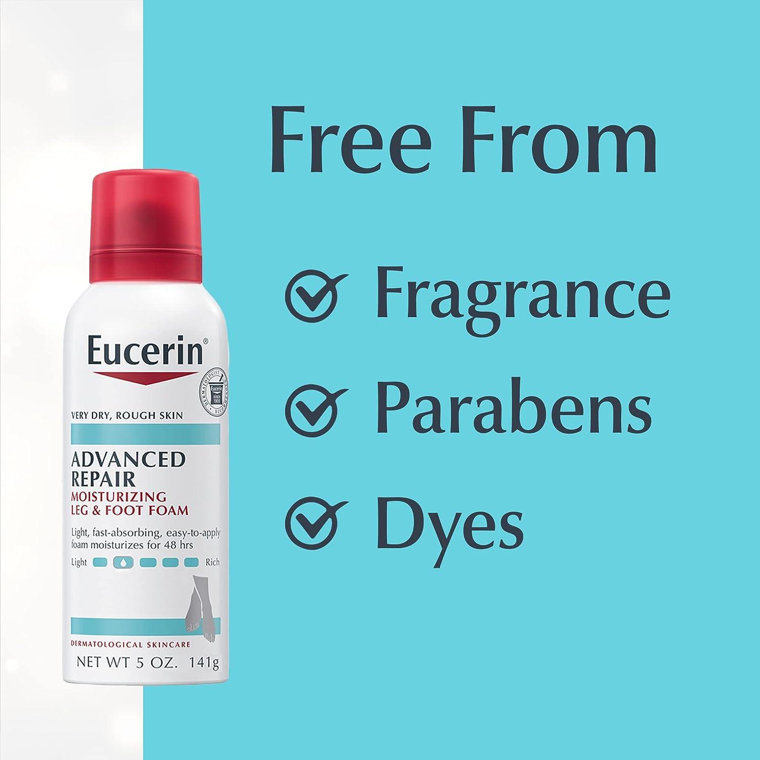 Eucerin Advanced Repair Moisturizing Leg and Foot Foam Leg and Foot