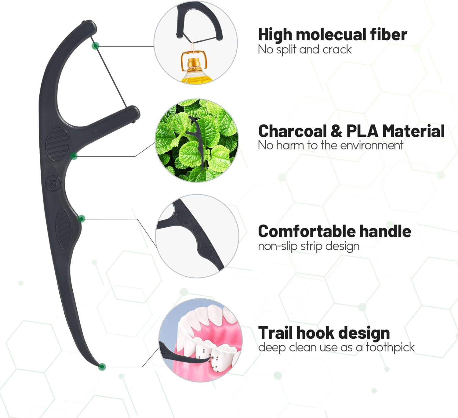 SmartLifeco Eco-Friendly Dental Floss Picks (50ct - View #11