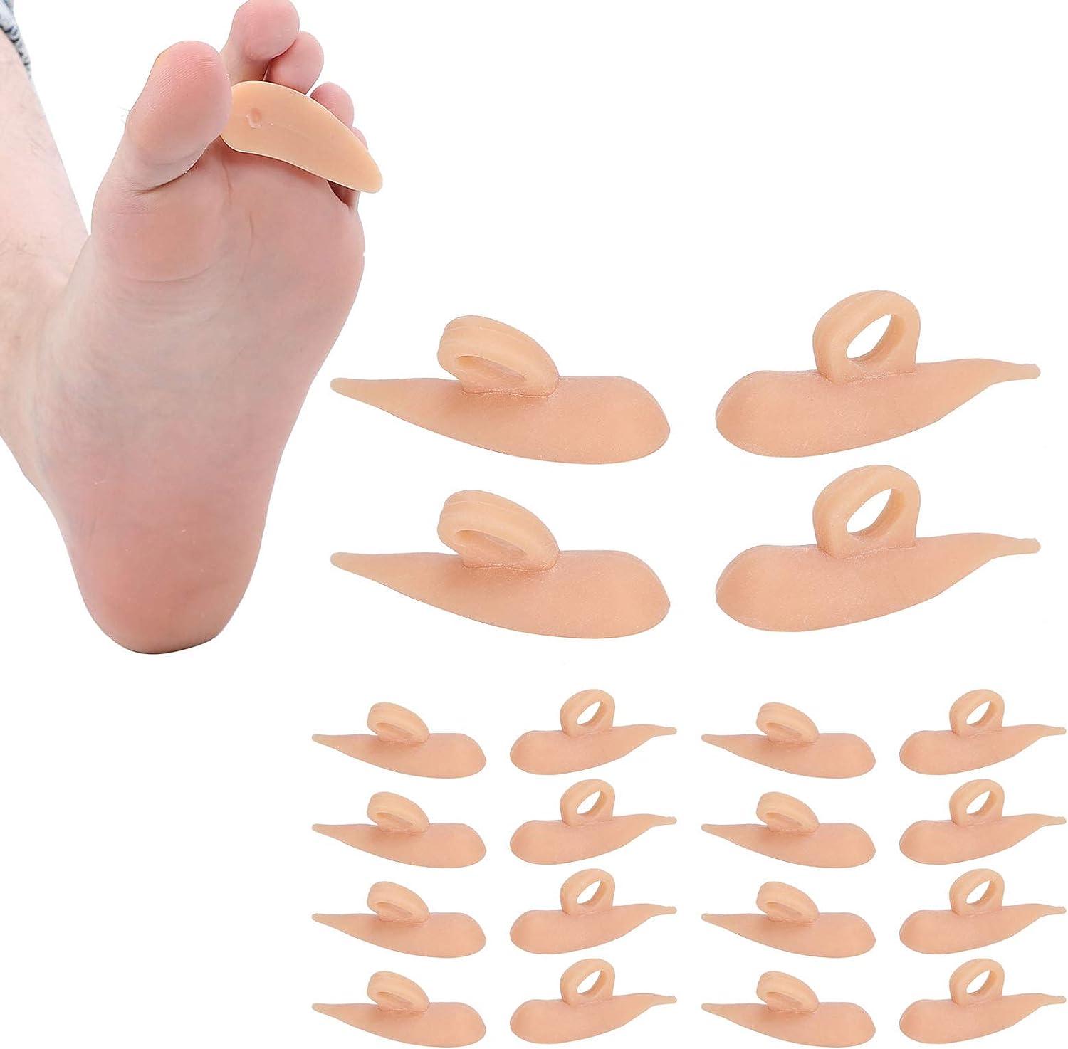 10 Pairs of Gel Toe separators Hammer Toe Pads Hallux Valgus Correction Pads Overlapping Toes