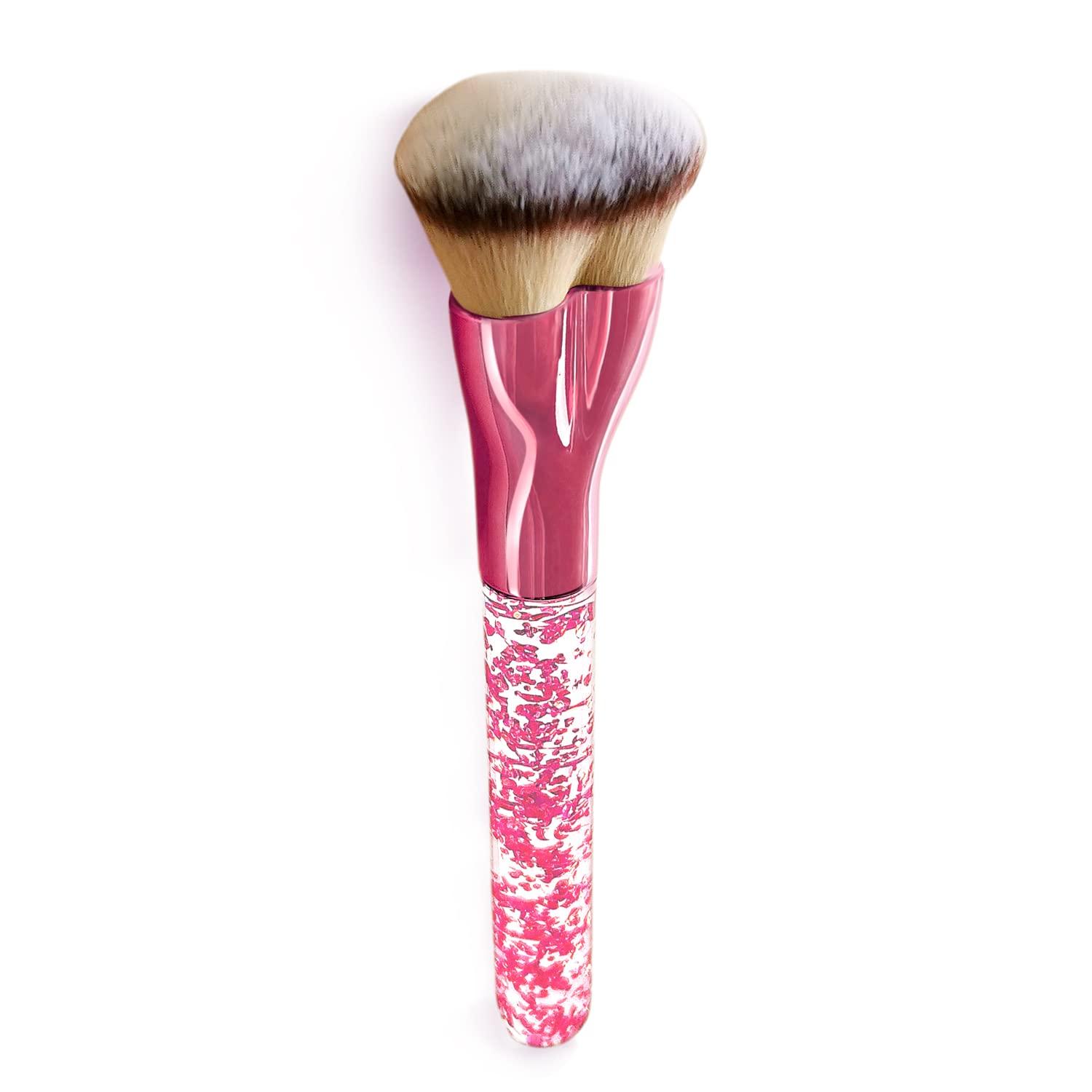 Contour & Blush Brush, Powder Foundation Concealer Buffing Face Shape Stipple  Brush (Medium), 1 - Foods Co.
