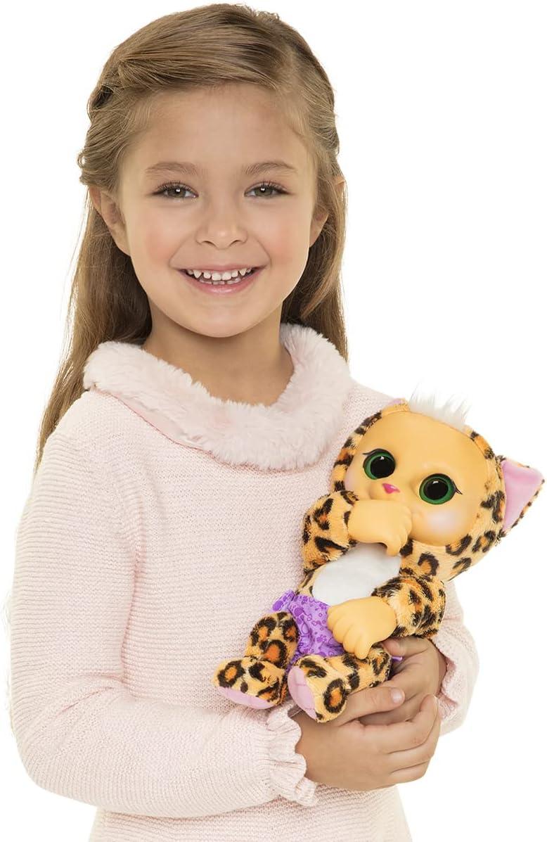 Personalized Baby Plush Leopard with Birth Certificate Diaper
