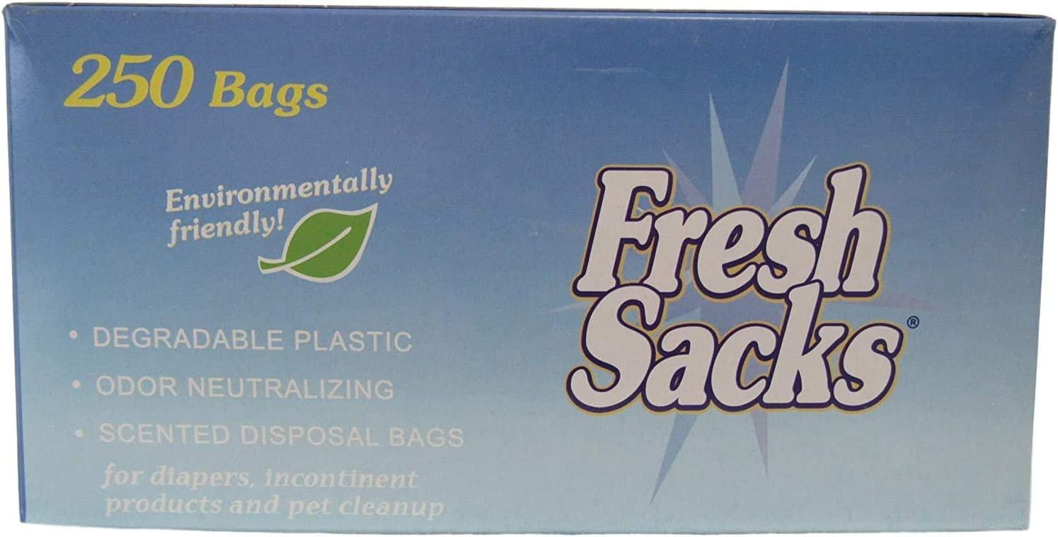 250 Biodegradable Diaper Disposal Bags by Fresh Sacks