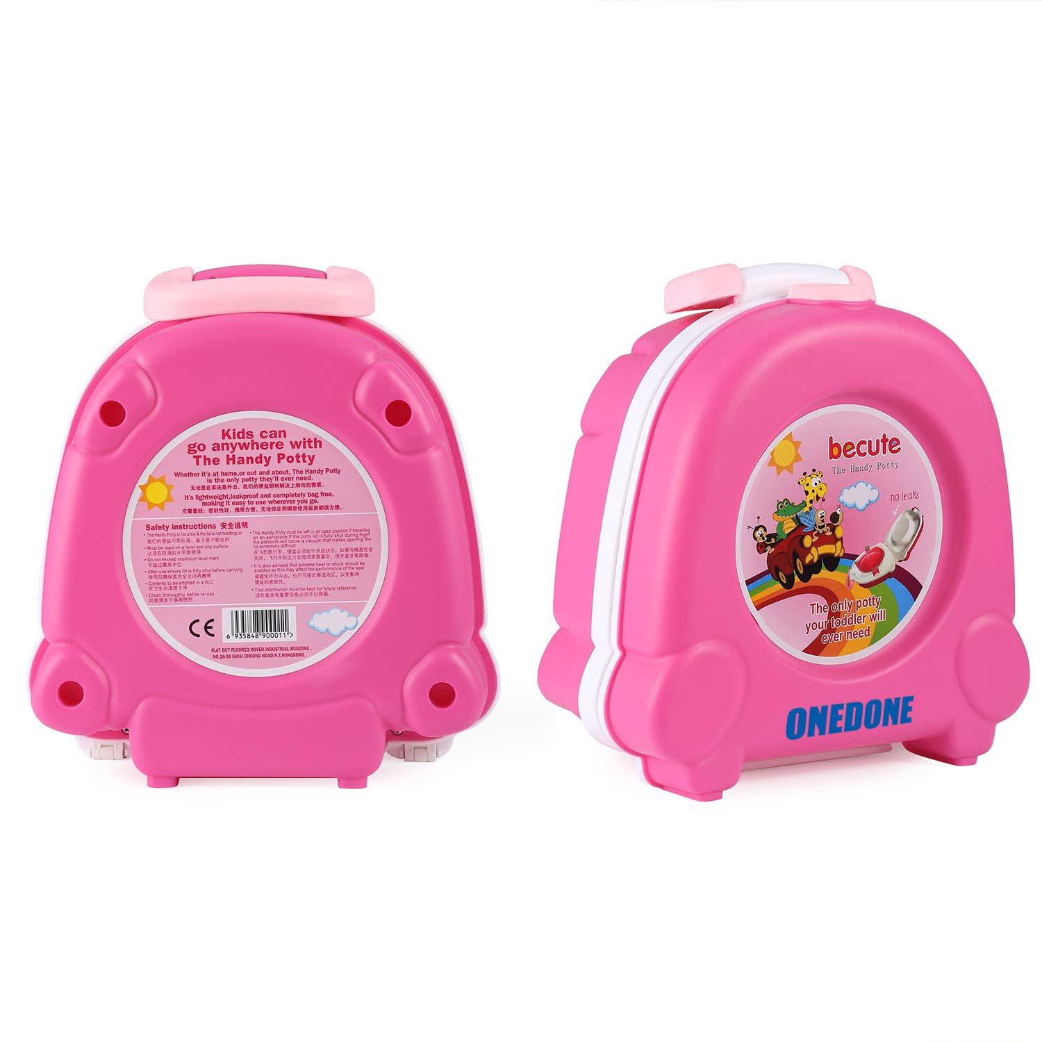 ONEDONE Portable Potty for Toddler Travel Outdoor Toilet Travel Potty