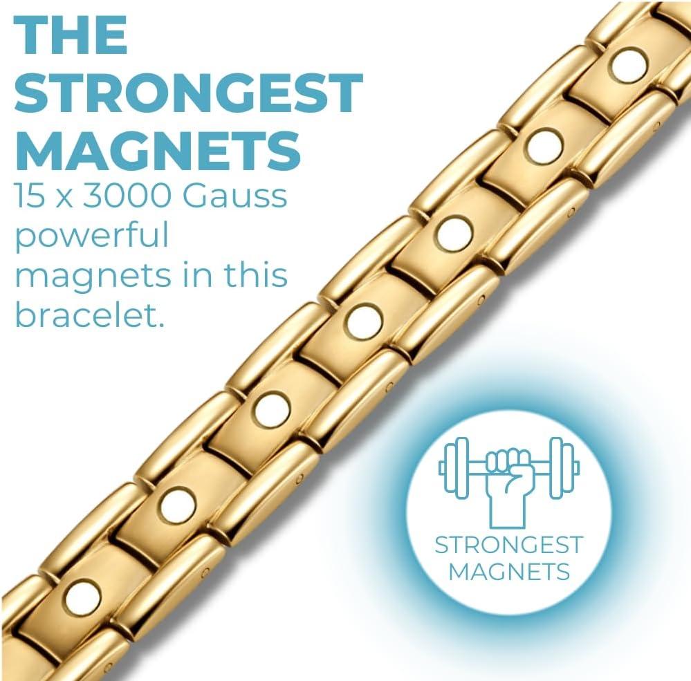 Willis Judd Men's Magnetic Bracelet Stylish Adjustable Durable