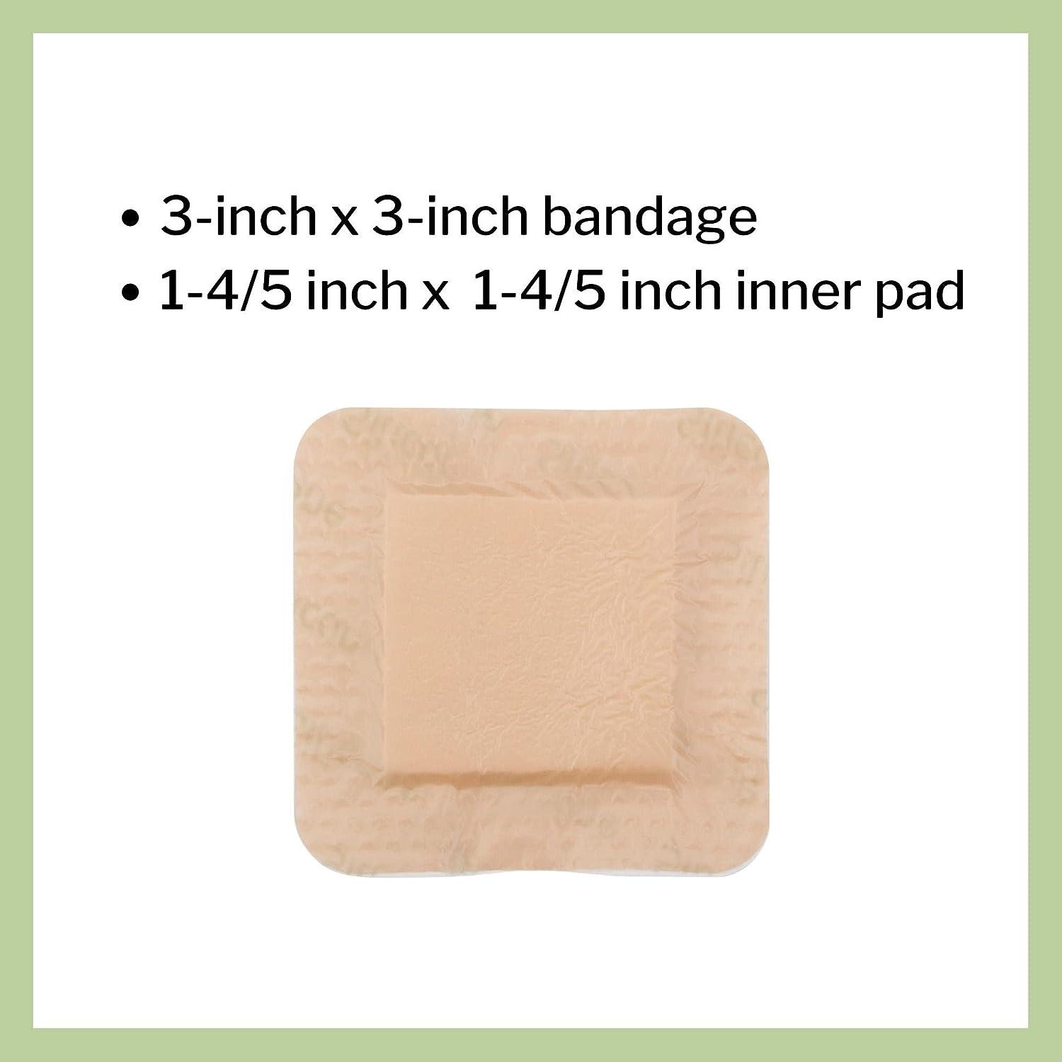 McKesson Hydrocellular Foam Dressings Sterile Silicone Adhesive with