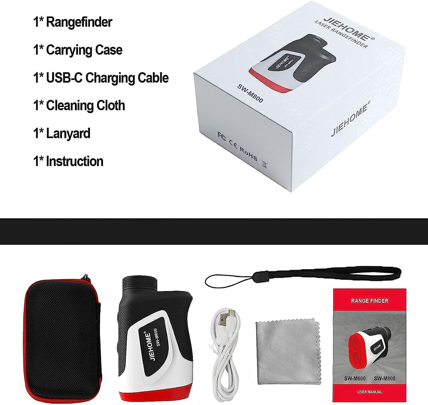 Golf Rangefinder Slope 800Yds 6X with FlagLock Pin Sensor