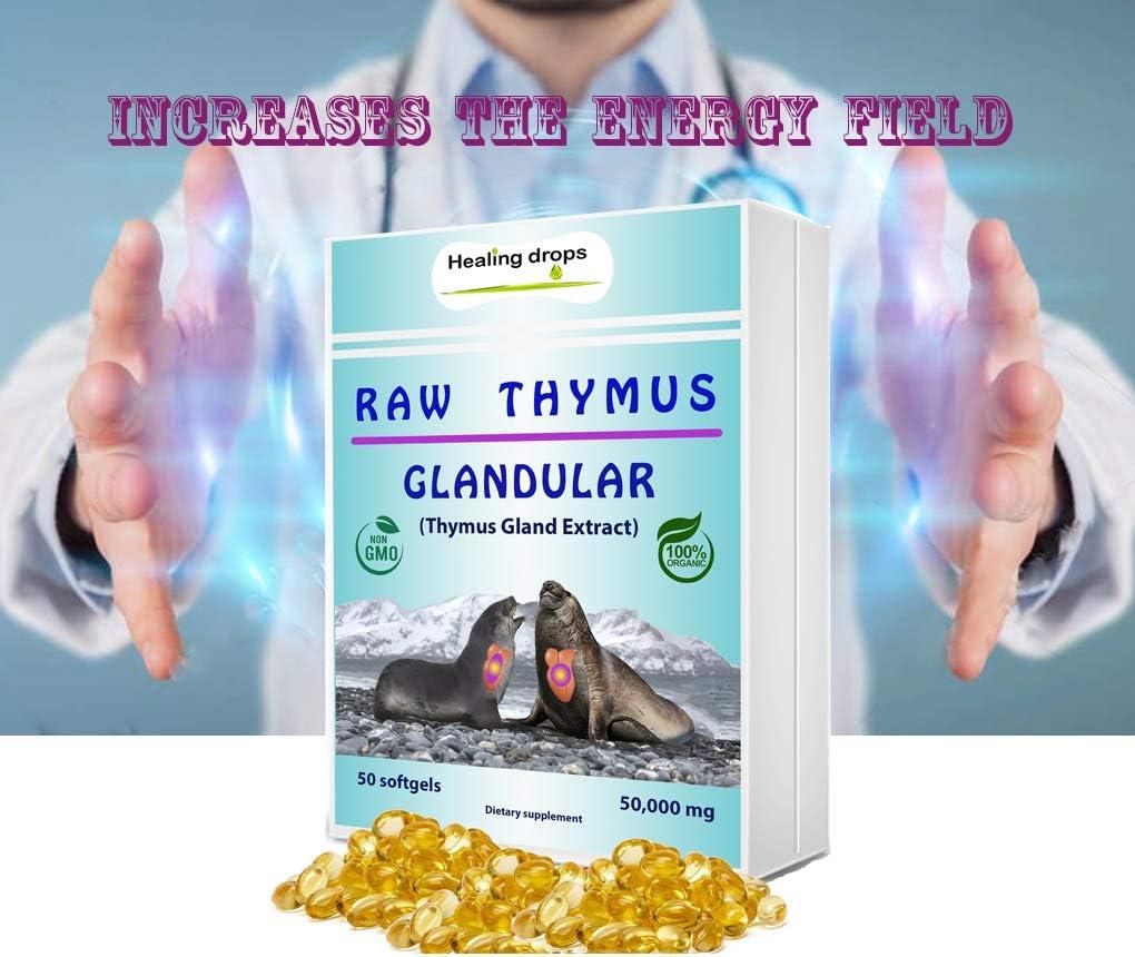 Thymus Glandular Supplement Immune & Allergy Support Soft Gels with