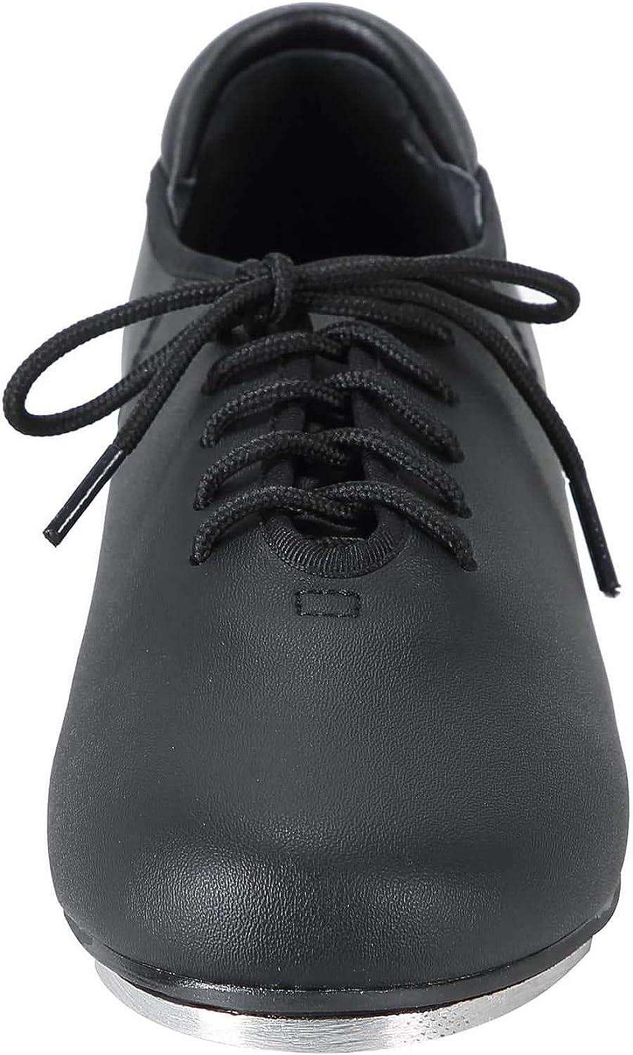 Linodes PU Leather Lace Up Tap Shoe Dance Shoes for Women and