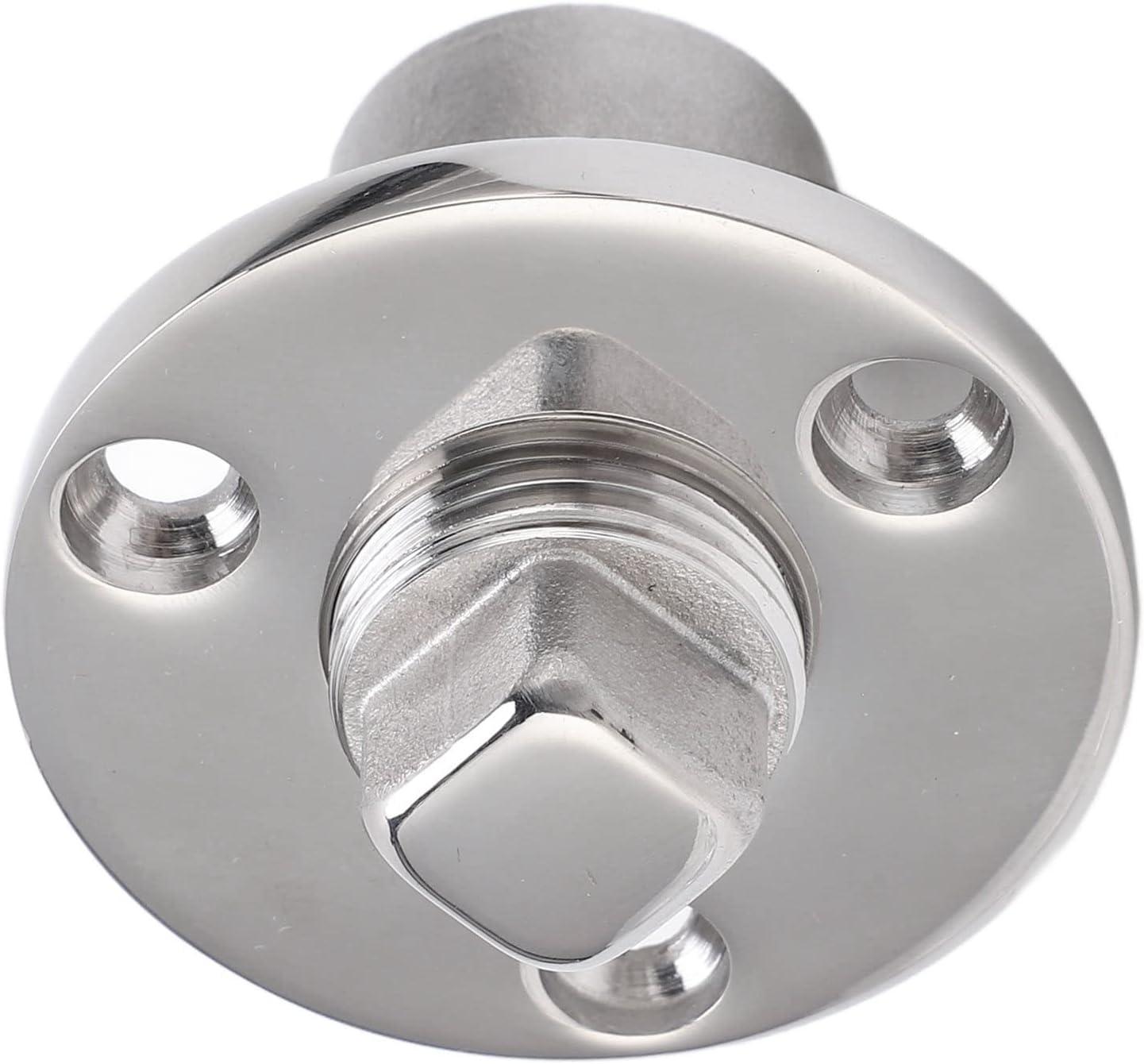 Tbest Marine Garboard Drain Plug,50mm Boat Garboard Drain Plug