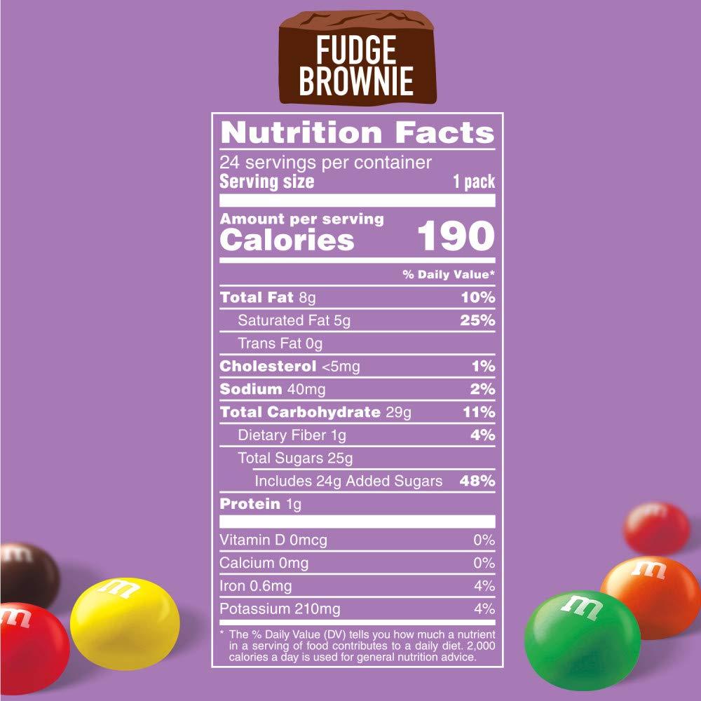 M&M's Chocolate Candies, Fudge Brownie - 1.41 oz