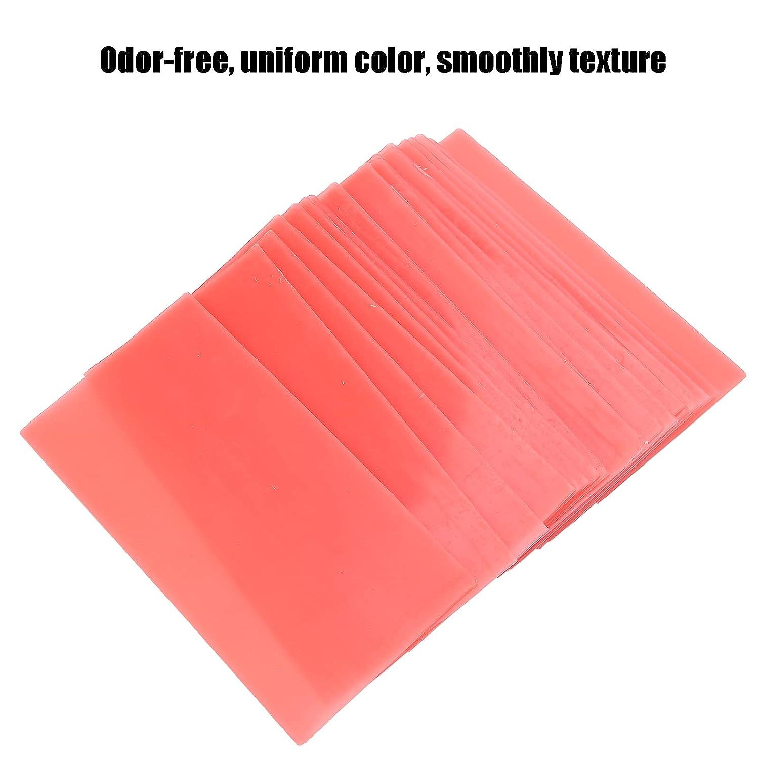 Base Plate Wax Orthodontic Dental Wax Sheets 20PCS, Red Utility Bite W –  Protector Dental