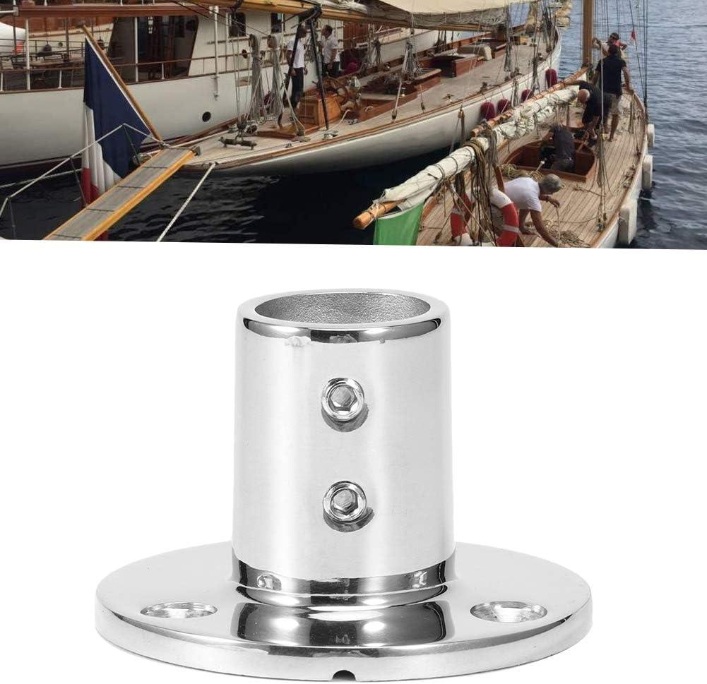 316 Stainless Steel Hand Rail Fitting 90 Degree Round Tube Base (25mm