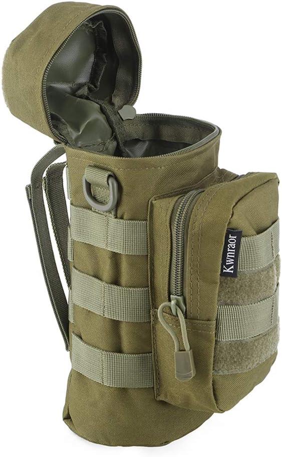 ACEXIER Tactical Molle Water Bottle Pouch Military Mesh Kettle Holder Bag  Waist Bag Outdoor Hunting Hiking Fishing Kettle Carry Bag