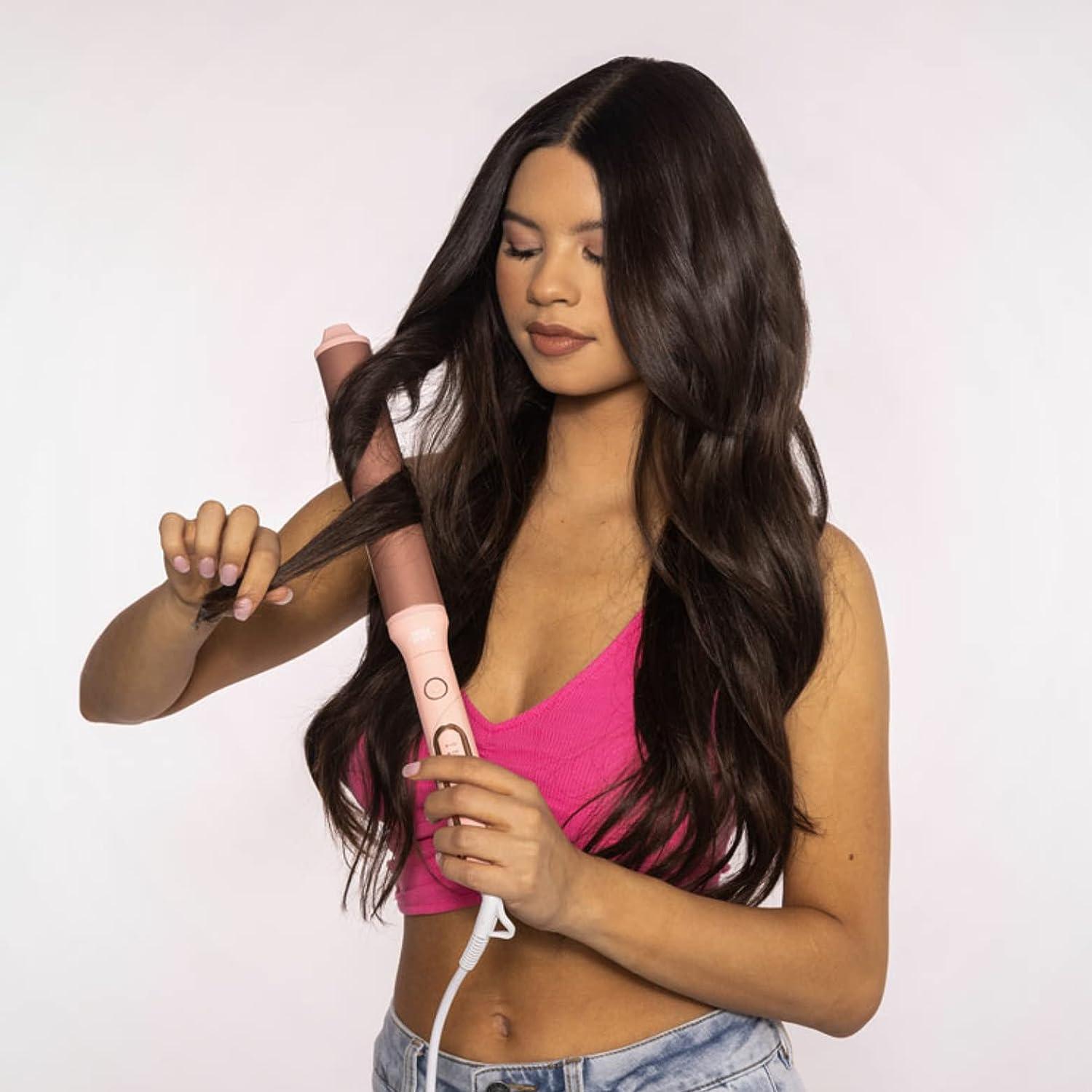 INH Extra Long Curling Iron with Oval Tourmaline Ceramic Wand