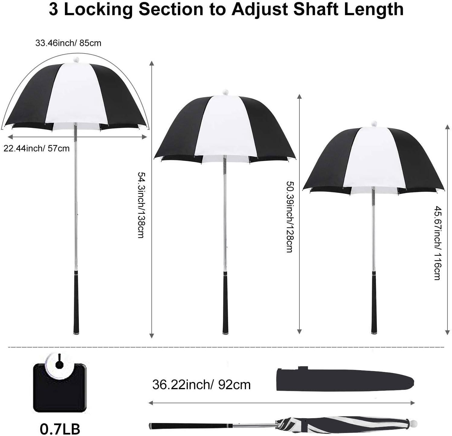 Prospo Golf Club Umbrella, Golf bag Umbrella for Clubs Protection Flex
