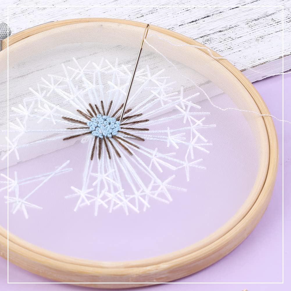 30 Pieces Stitching Needles Big Eye Embroidery Needles for Hand