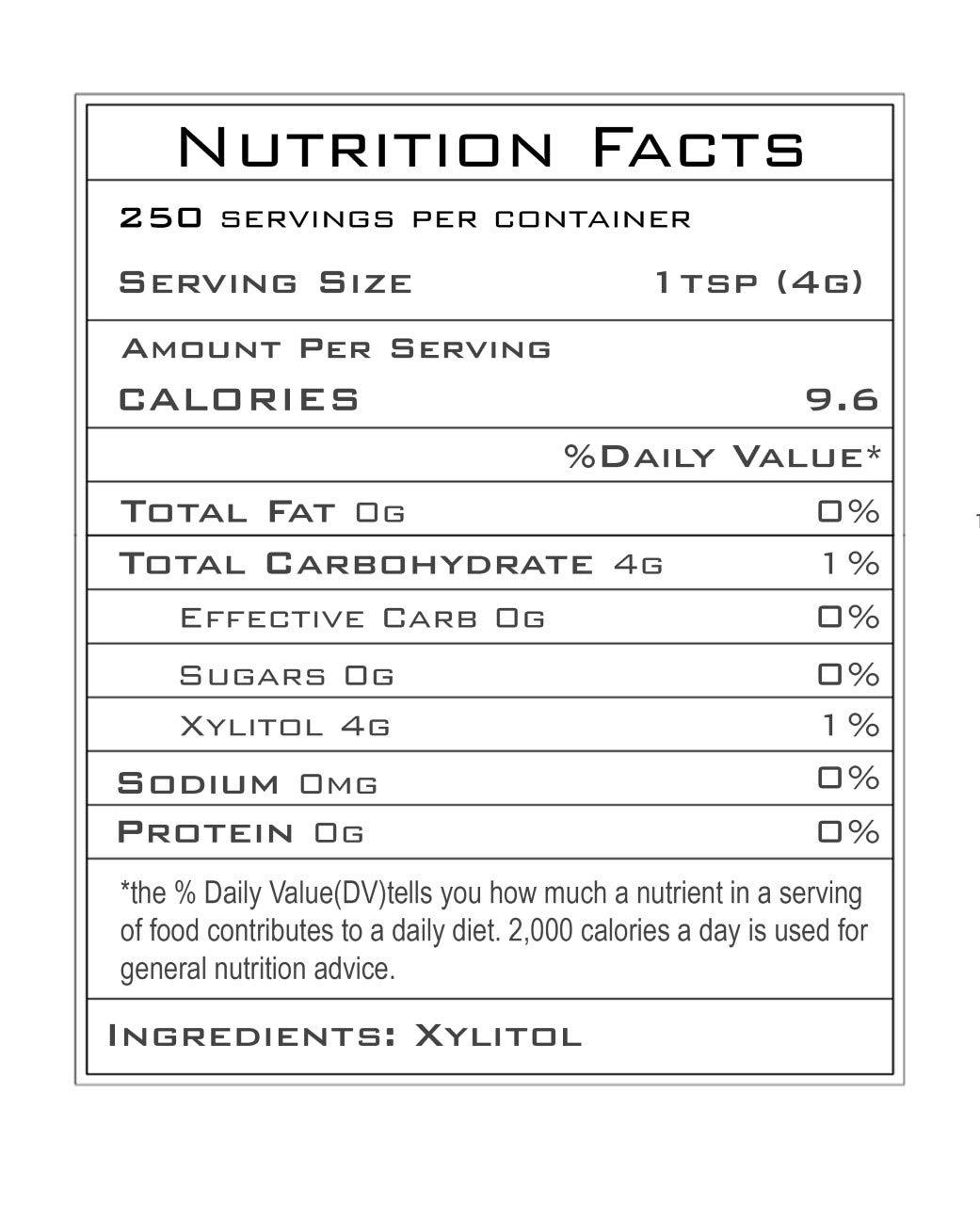 Pure Natural, Xylitol Sweetener, 1.5 lb Non GMO, Keto Friendly, Gluten