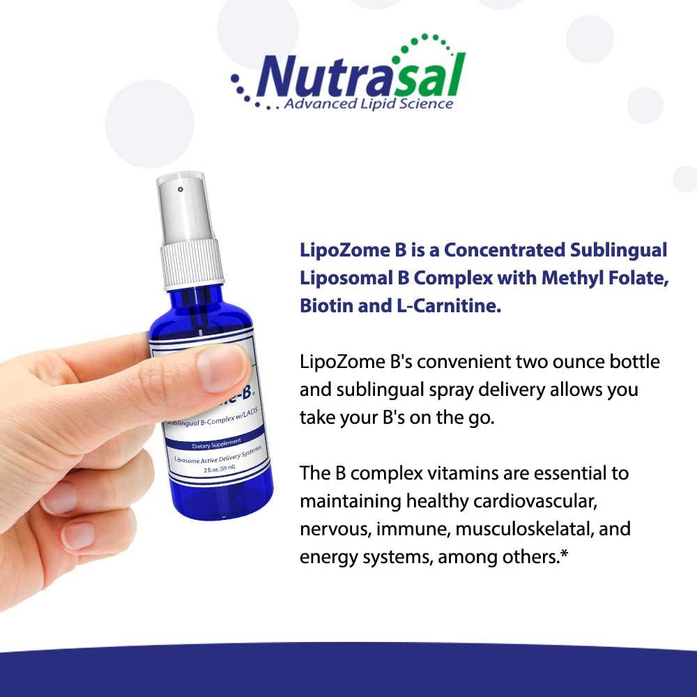 Nutrasal LipoZome Vitamin B12 Sublingual Spray 2 FL Oz